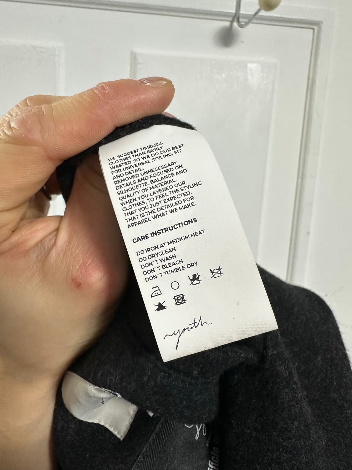 유스 크롭 피코트 상품이미지5