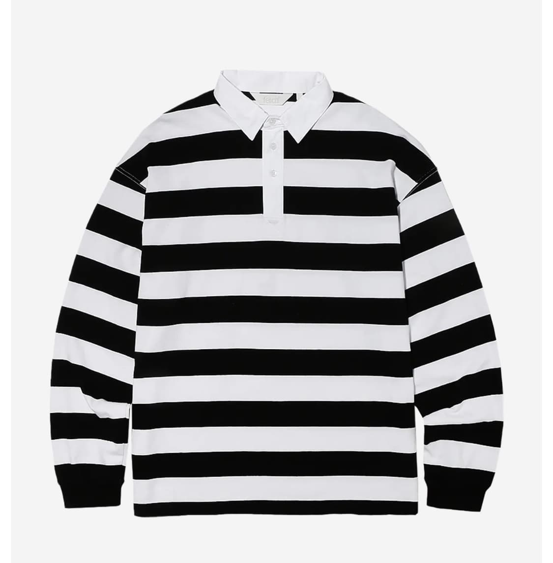 Fetch 페치 럭비셔츠 블랙 상품이미지1