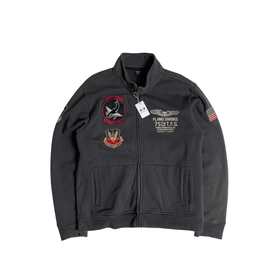 아비렉스 스웻 패치 집업 자 상품이미지1