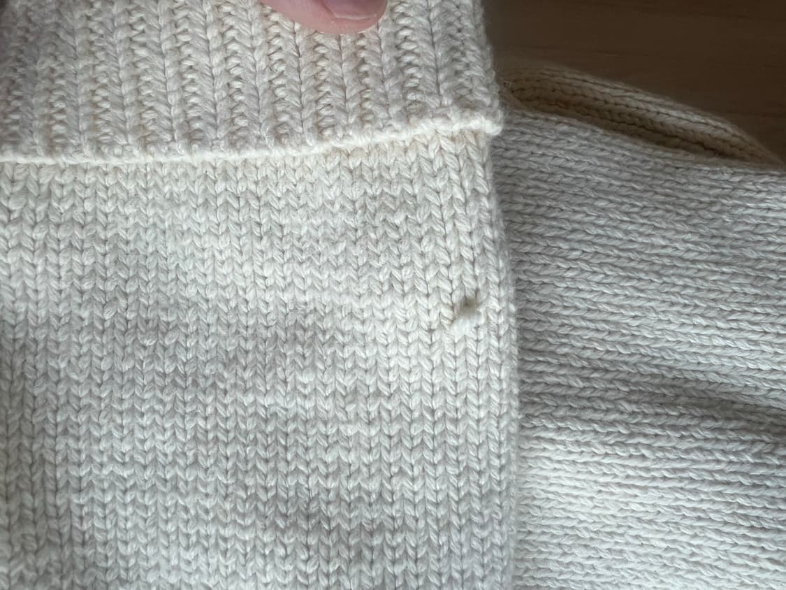 폴로 랄프로렌(럭비)R 로고 숄카라 니트 상품이미지9