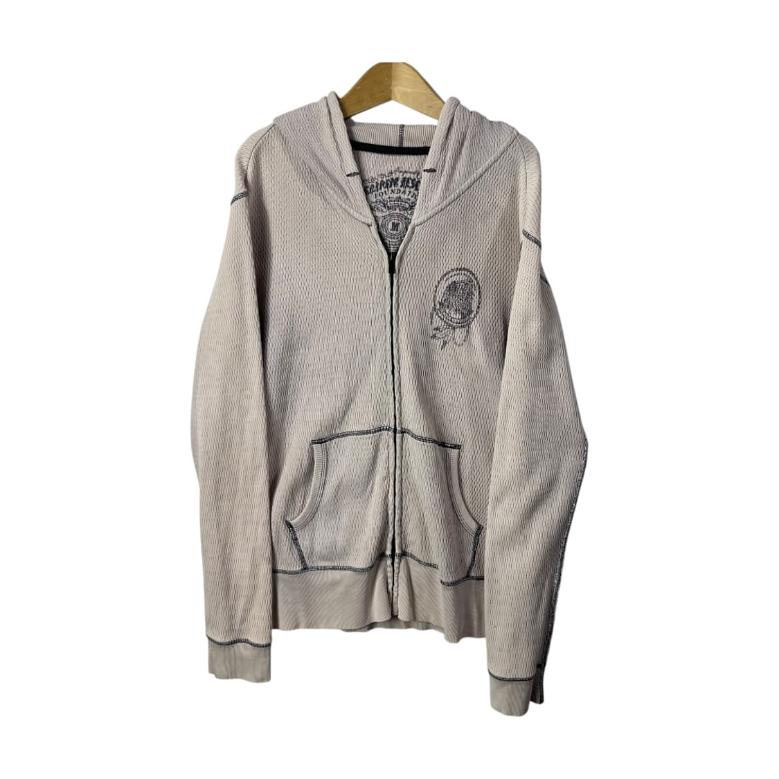 [JPN] 빈티지 그런지 와플 후드집업 상품이미지1