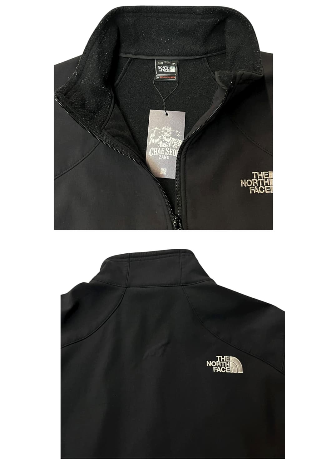 노스페이스 기모 바람막이 블랙 XL #csz1926 상품이미지4