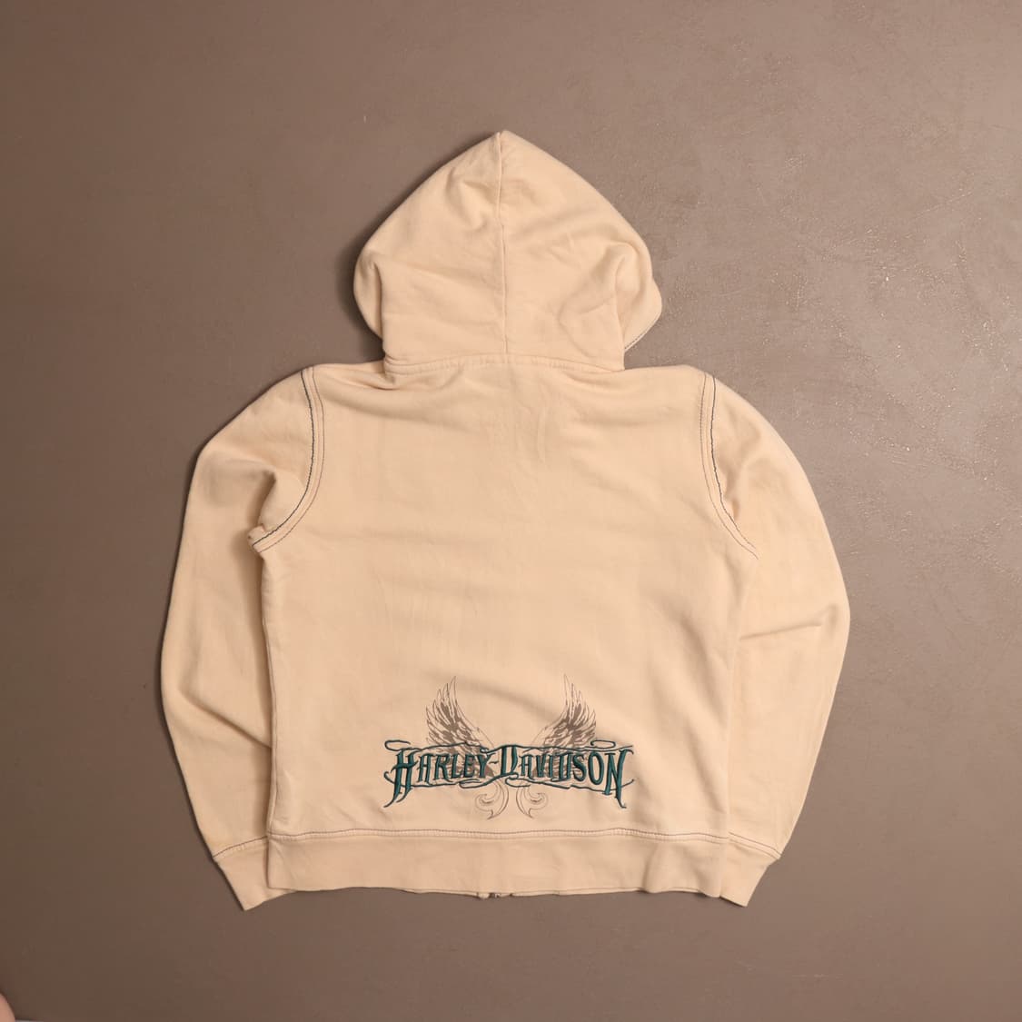할리데이비슨 엔젤 로고 후드집업 Y2K A1393 상품이미지4