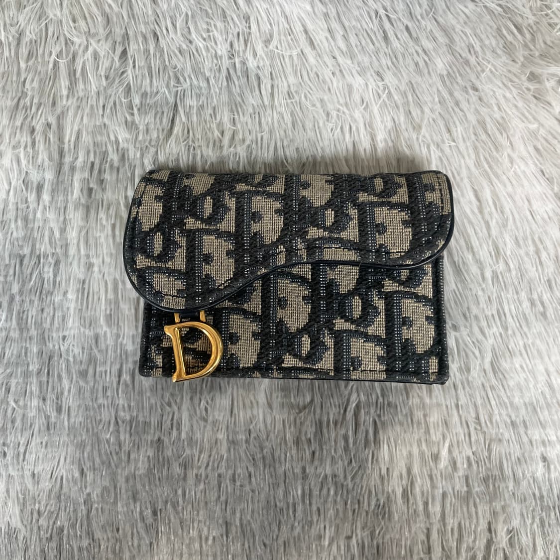 [정품] 디올 오블리크 새들 카드지갑 상품이미지1