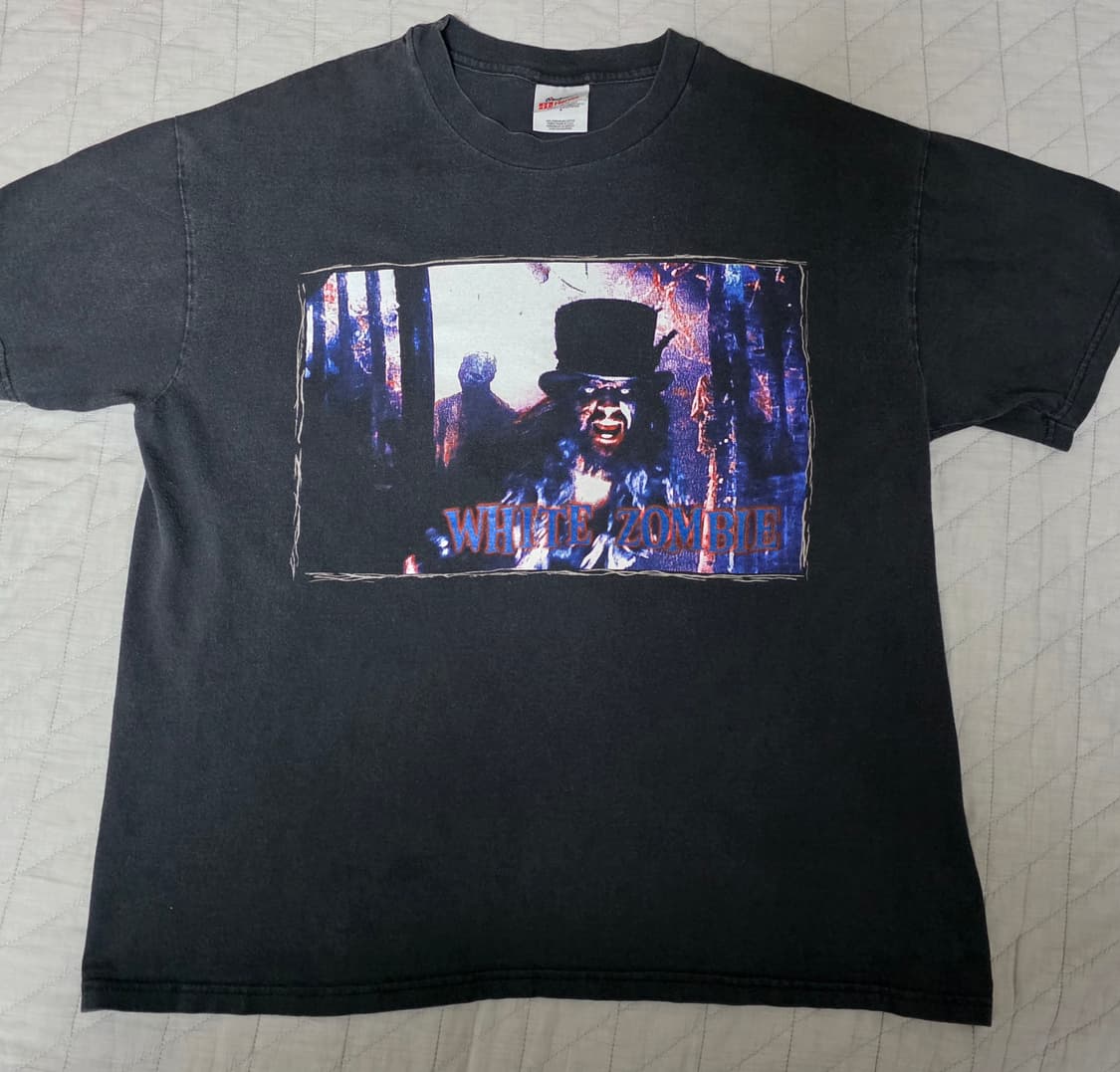 [XL] 90s 화이트 좀비 빈티지 밴드티 영로드 상품이미지1
