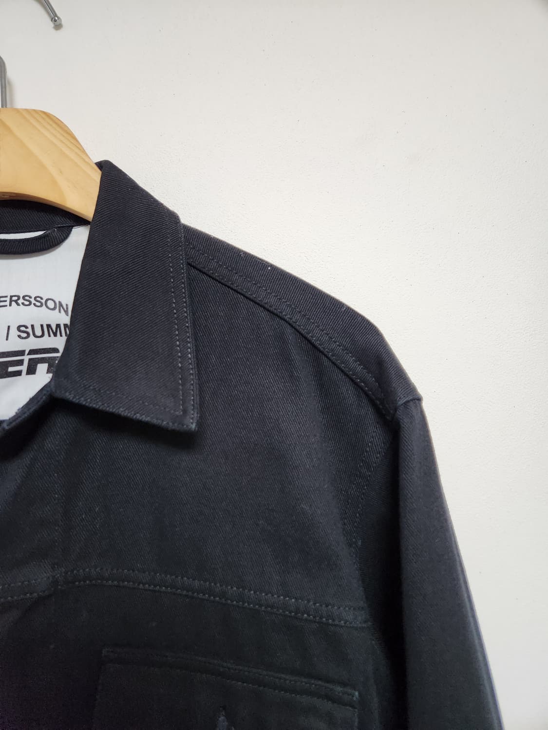 앤더슨벨 블랙 데님 자켓 M - J46 상품이미지3