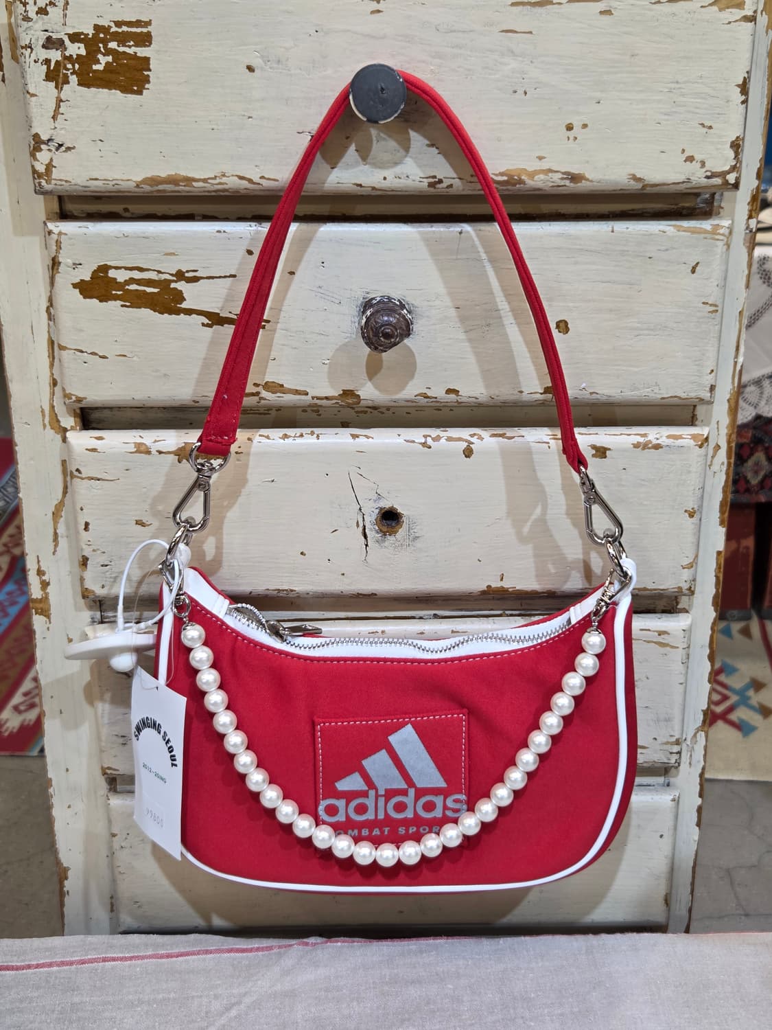[MADE] Adidas 아디다스 레드 진주숄더백 상품이미지1