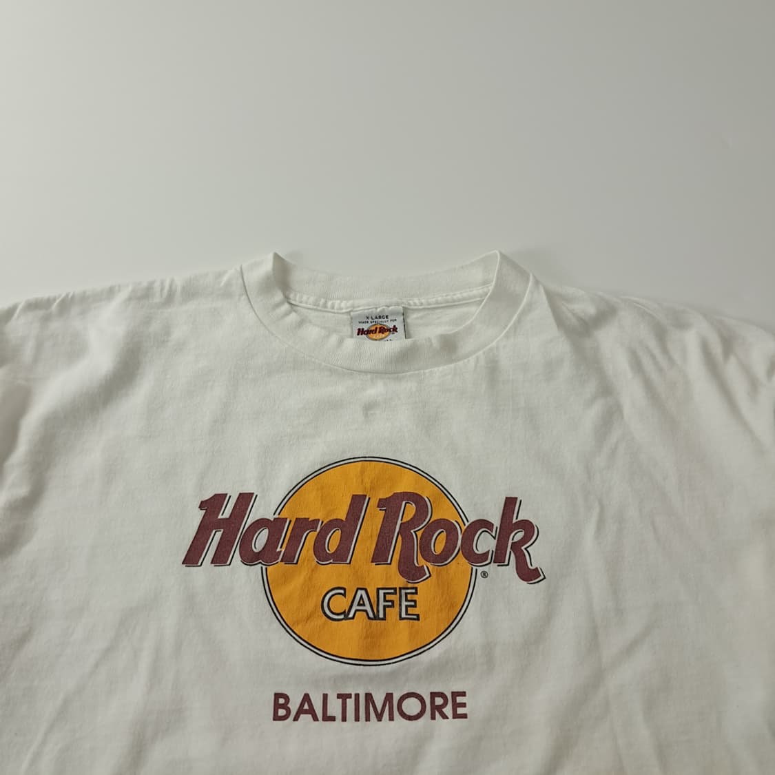 CK369 XL 하드락카페 90s 미국판 볼티모어 반팔 티셔츠 상품이미지2