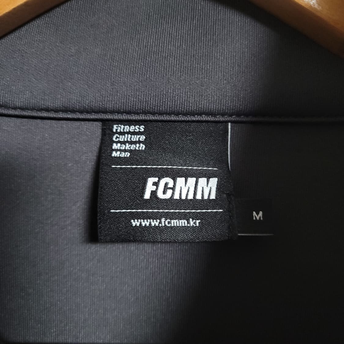 (M) FCMM 에프씨엠엠 블랙/오렌지 라인 트랙탑 져지 상품이미지2