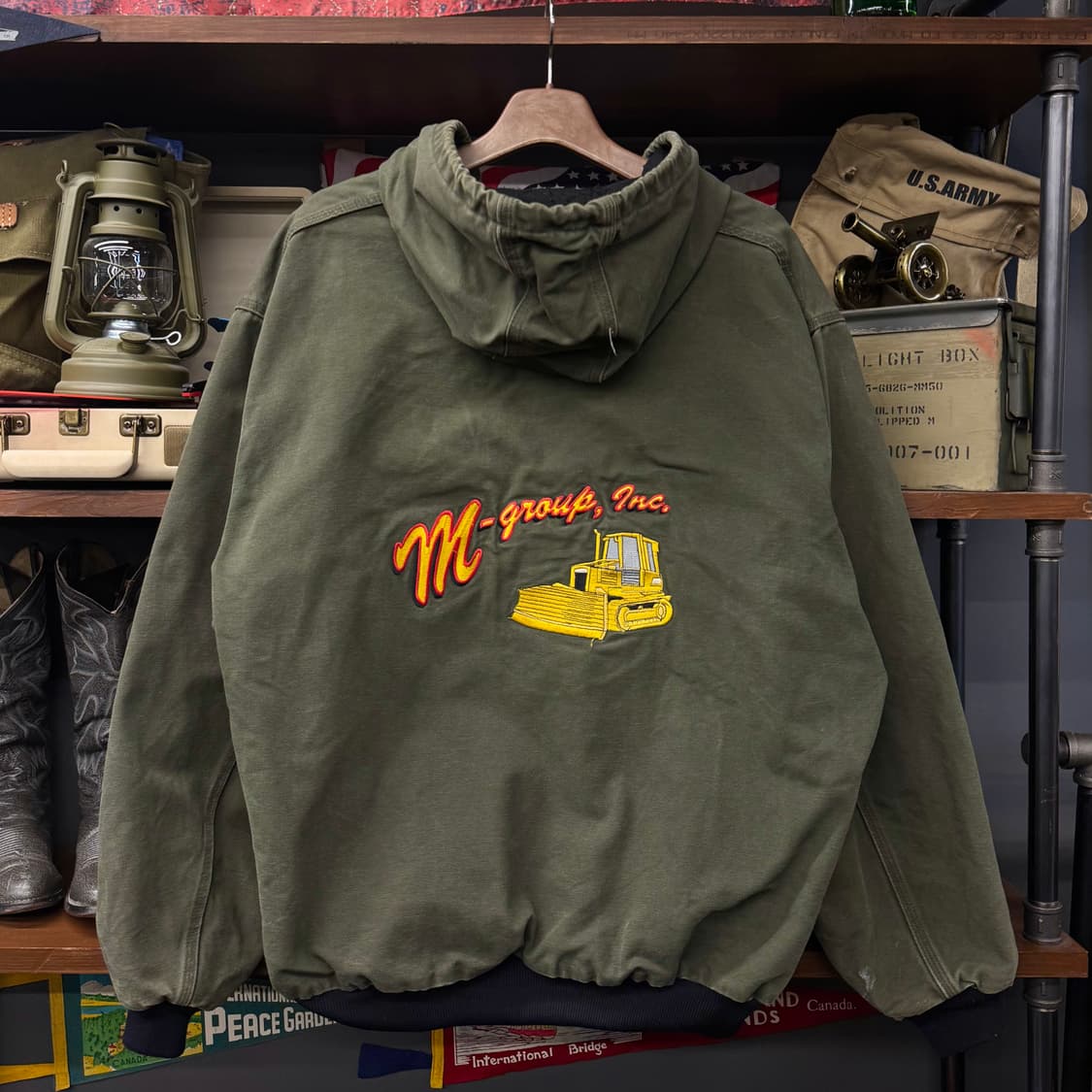 00s 칼하트 오리지널 페인팅 커스텀 덕 엑티브 워크 자켓 N306 상품이미지2