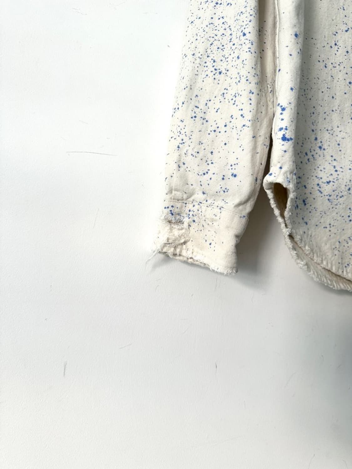 Ink trimming jacket / ice white & blue 상품이미지5