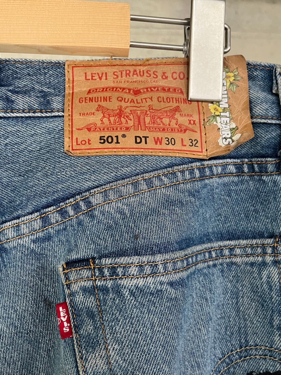 DENIM TEARS X STUSSY LEVIS 501  상품이미지6