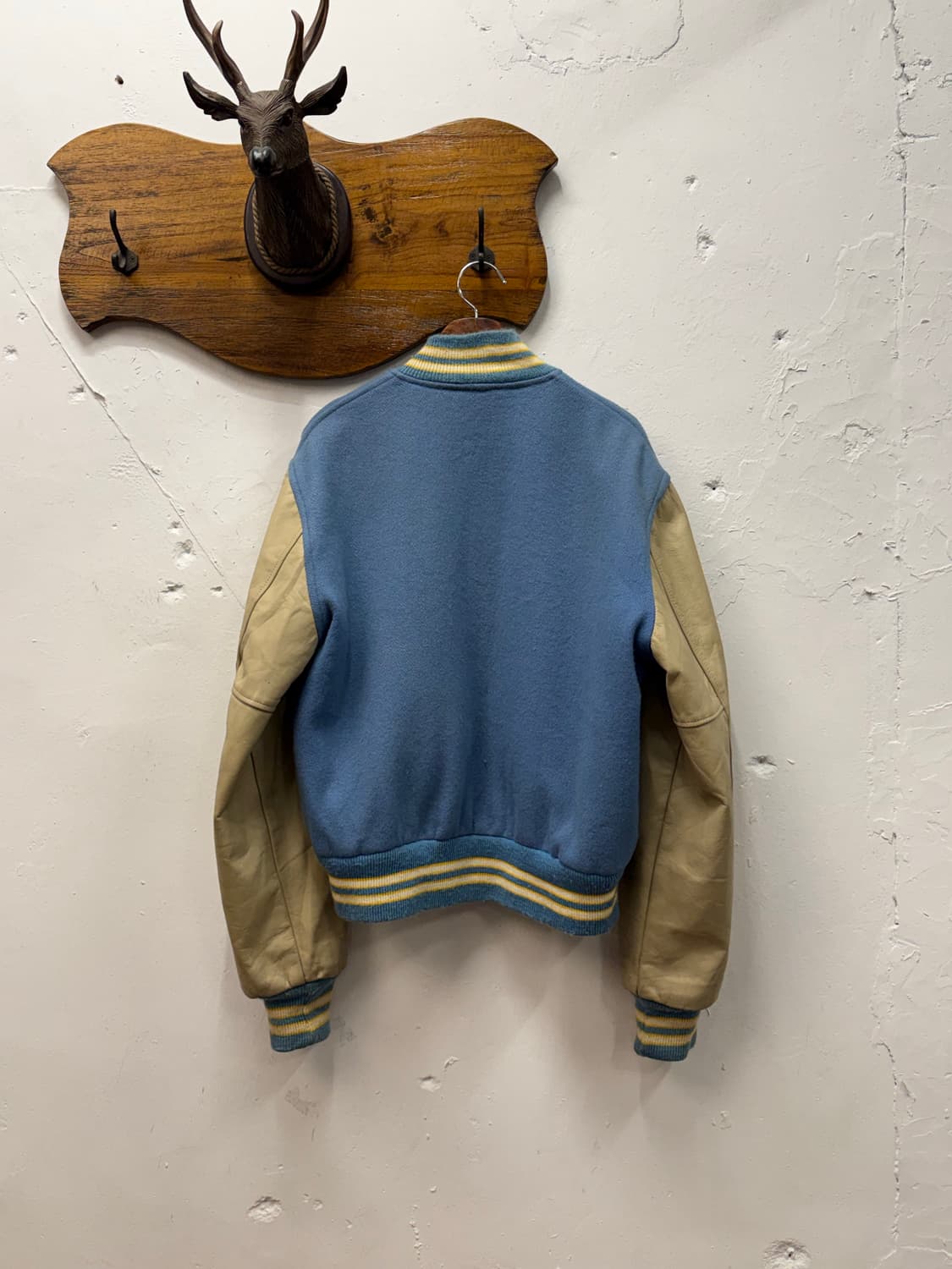 M) 90s USA HATCHERS Varsity Jacket 상품이미지5