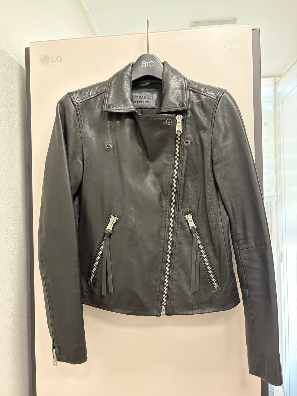 올세인츠 달비 바이커 가죽 라이더 자켓 상품이미지2