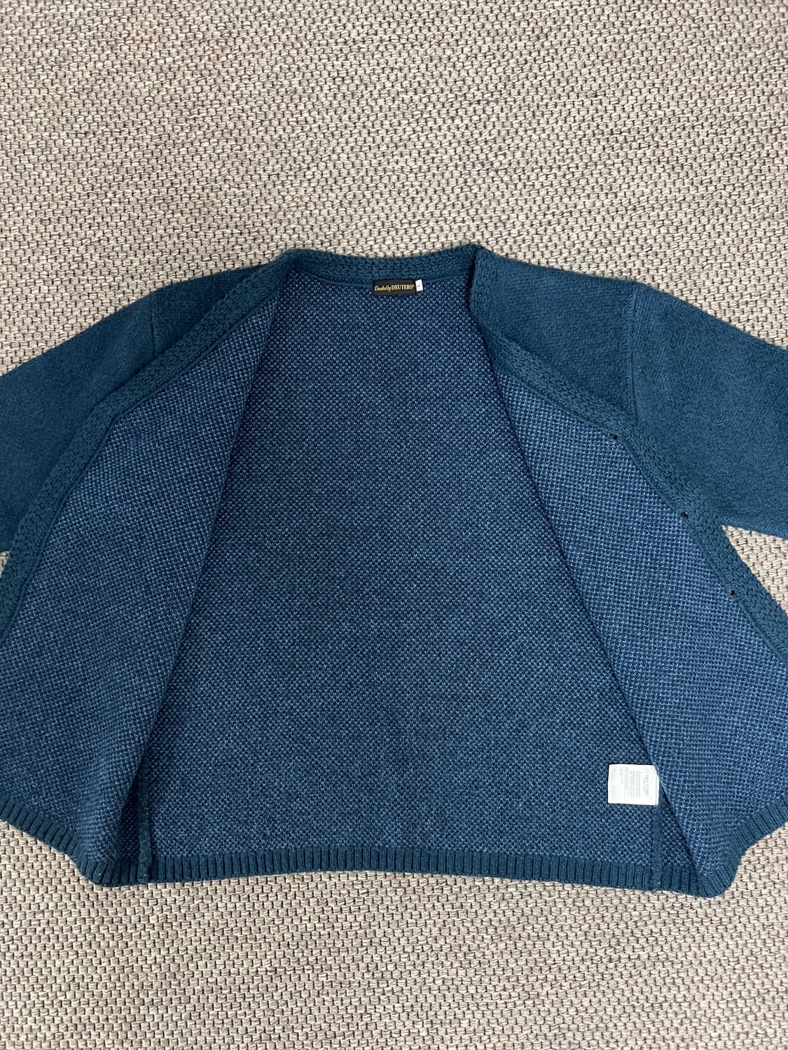 deutero past mohair cardigan vintageblue 상품이미지3