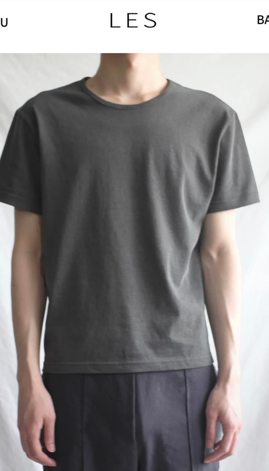 LES Brev t-shirt (brown,blue) 구매합니다 상품이미지1