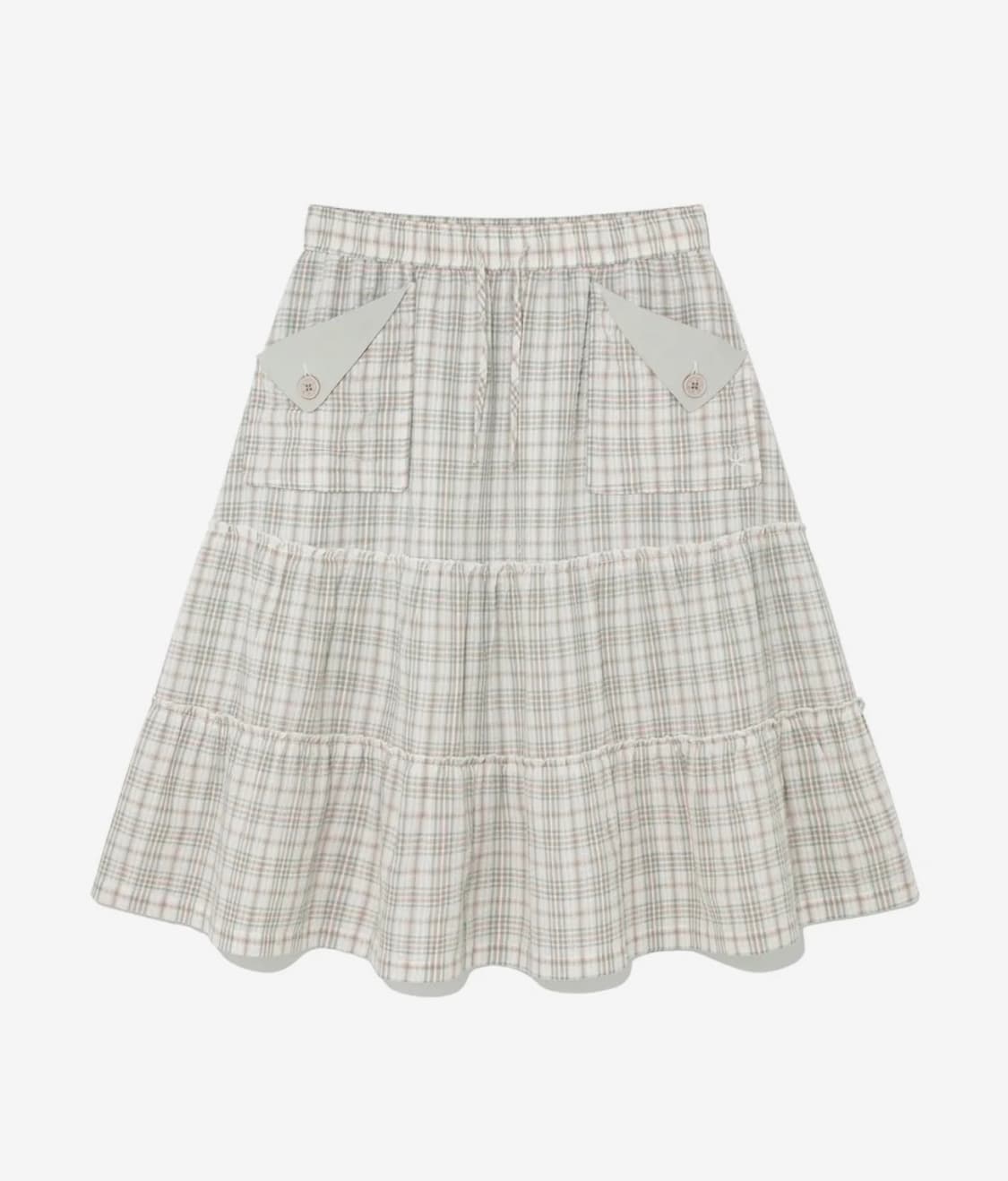 더콜디스트모먼트 피켓 체크 스커트 상품이미지1
