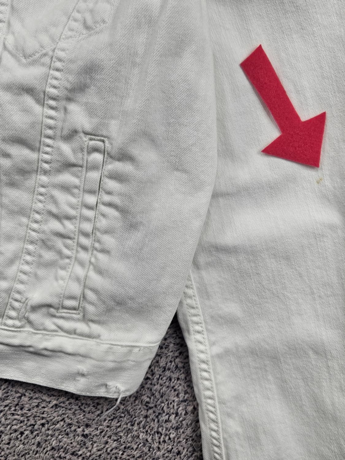 폴로랄프로렌 화이트 데님 트러커 자켓 ( XL ) / 11812 상품이미지6