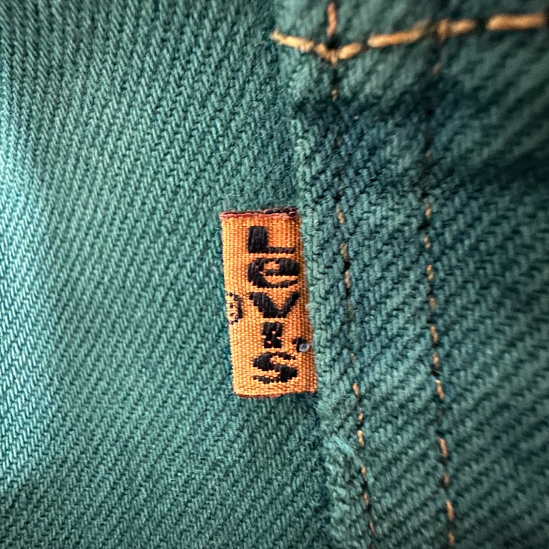 LEVI'S 505 90's colombia made orange tab 상품이미지4