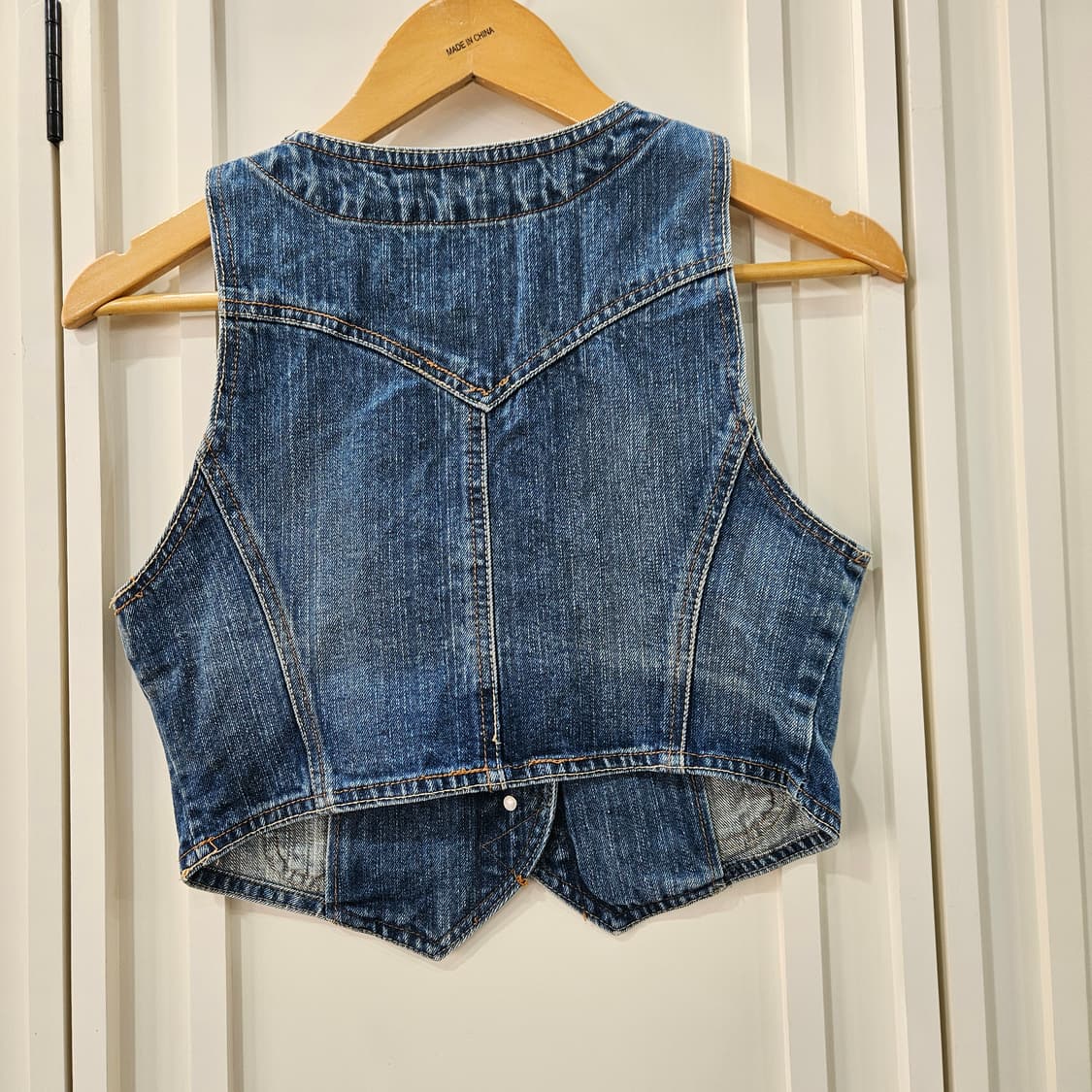 청 데님 조끼 청베스트 상품이미지4