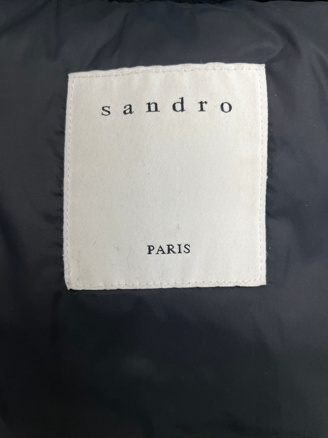 산드로 남성 미니멀 다운 파카 상품이미지7