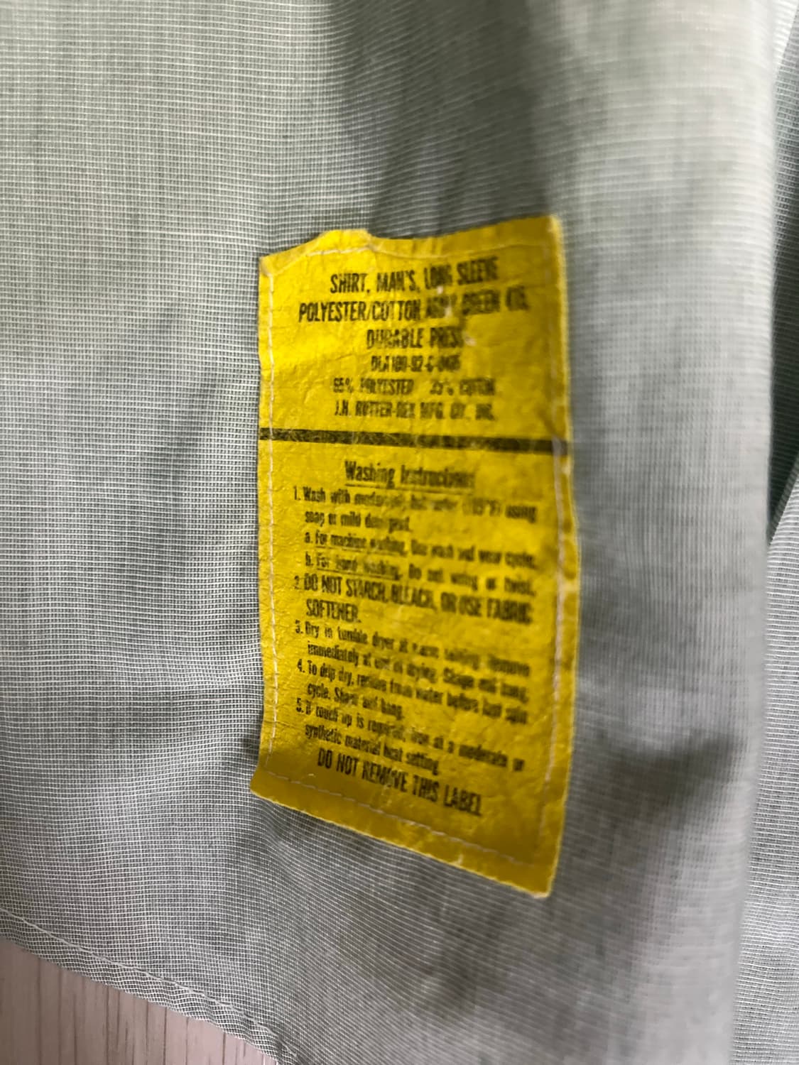 미군 샴브레이 셔츠 17 1/2 상품이미지4