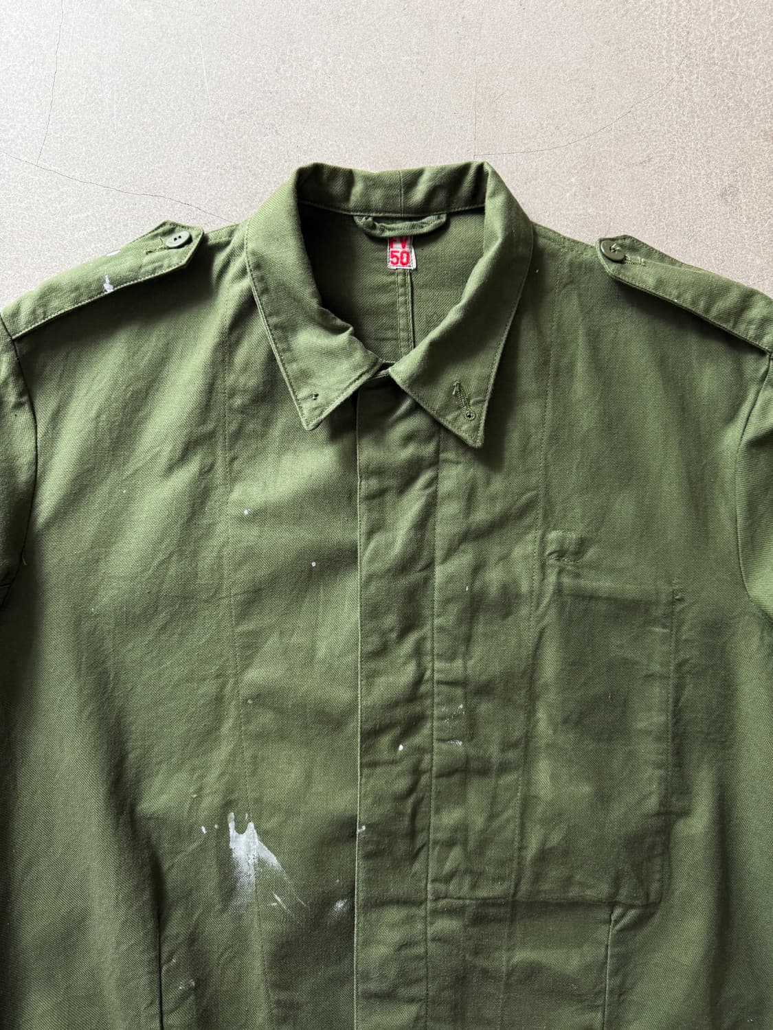 60s-70s Sweden Army Mechanic Jacket 상품이미지3
