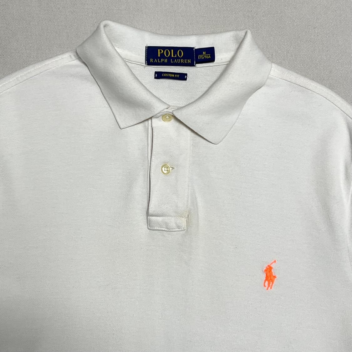 M 폴로랄프로렌 화이트 카라 티셔츠 상품이미지5