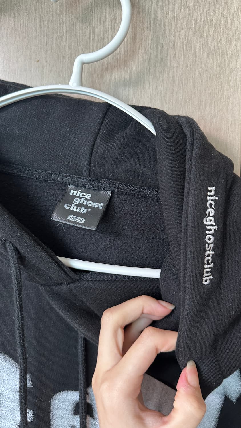 나이스고스트클럽 로고 후드티셔츠M 상품이미지5