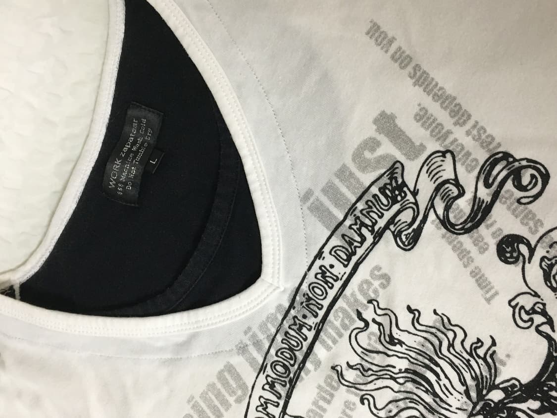 일본빈티지 펑크 반팔 와투케 y2k 상품이미지2