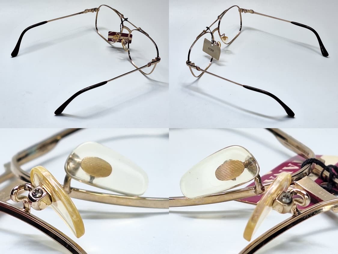 80s 일본제 빈티지 데드스톡 미사용/D-PAT-P 웰링턴 투브릿지 안경 상품이미지9