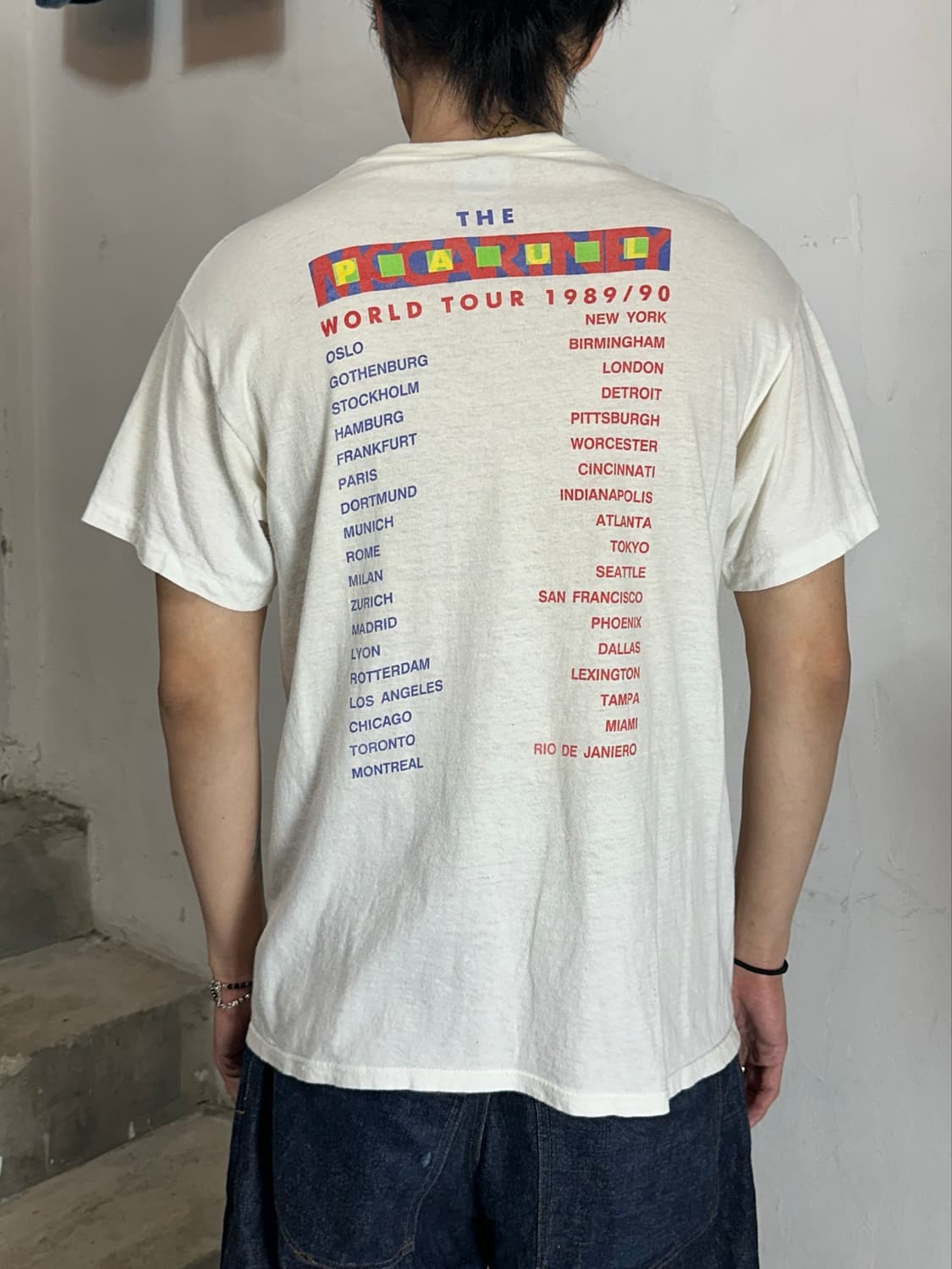 90's 빈티지 폴 매카트니 티셔츠 브록컴 빈티지 밴드티 싱글스티치 상품이미지3
