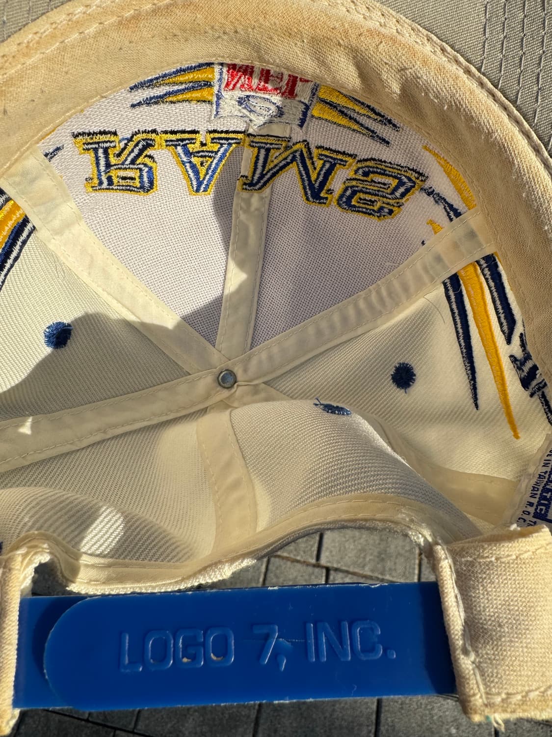 90s 로고애슬래틱 LA Rams 스냅백 상품이미지5