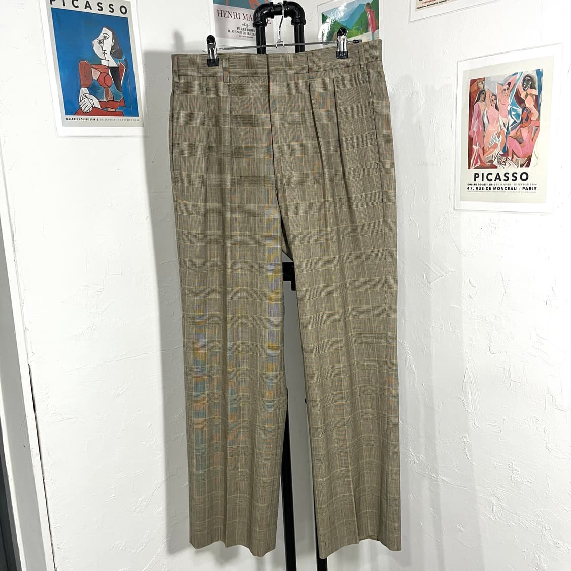 버버리 체크 슬랙스 상품이미지1