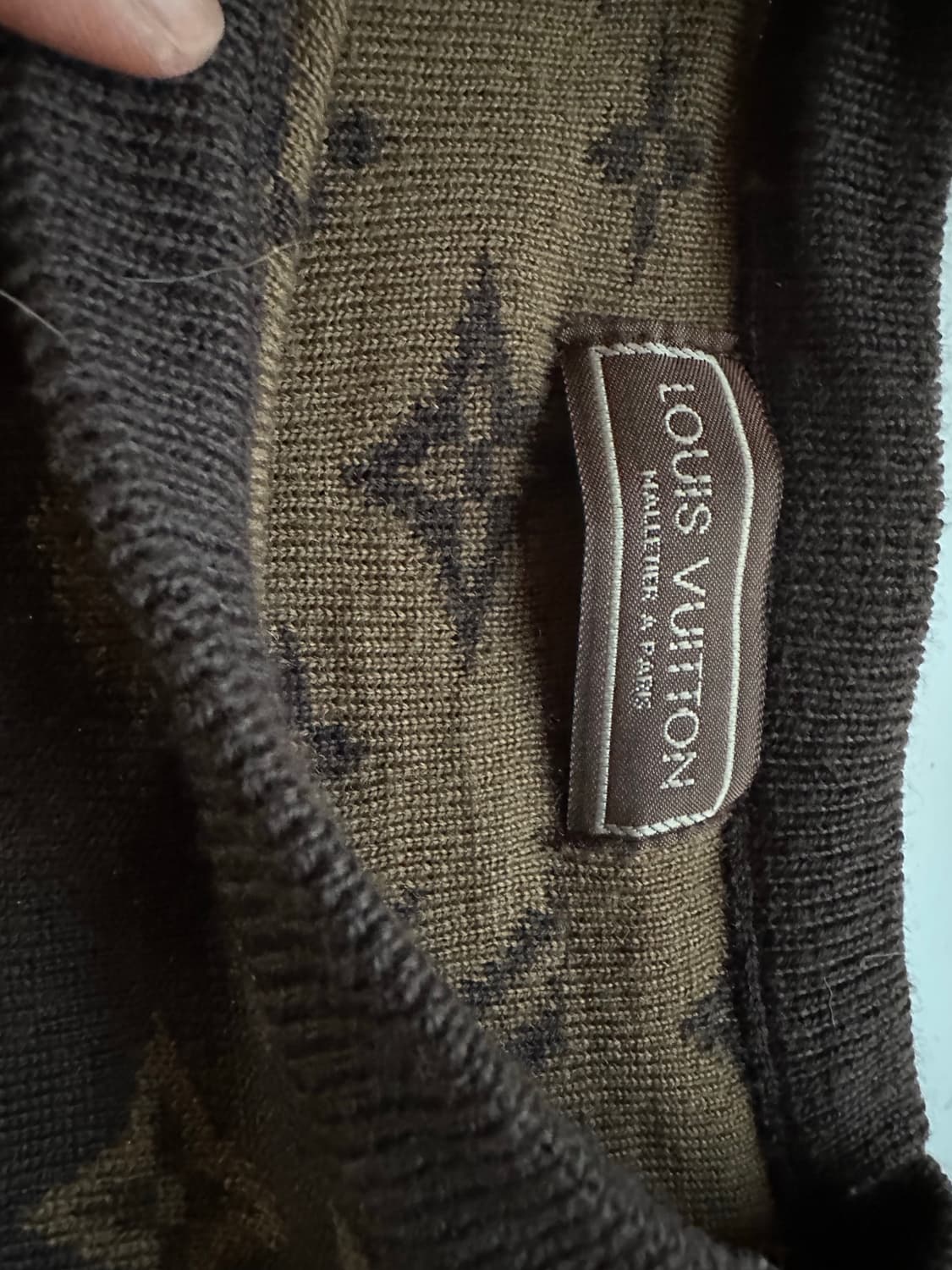 루이비통 빈티지 퍼 자켓 + 스웨터 상품이미지3