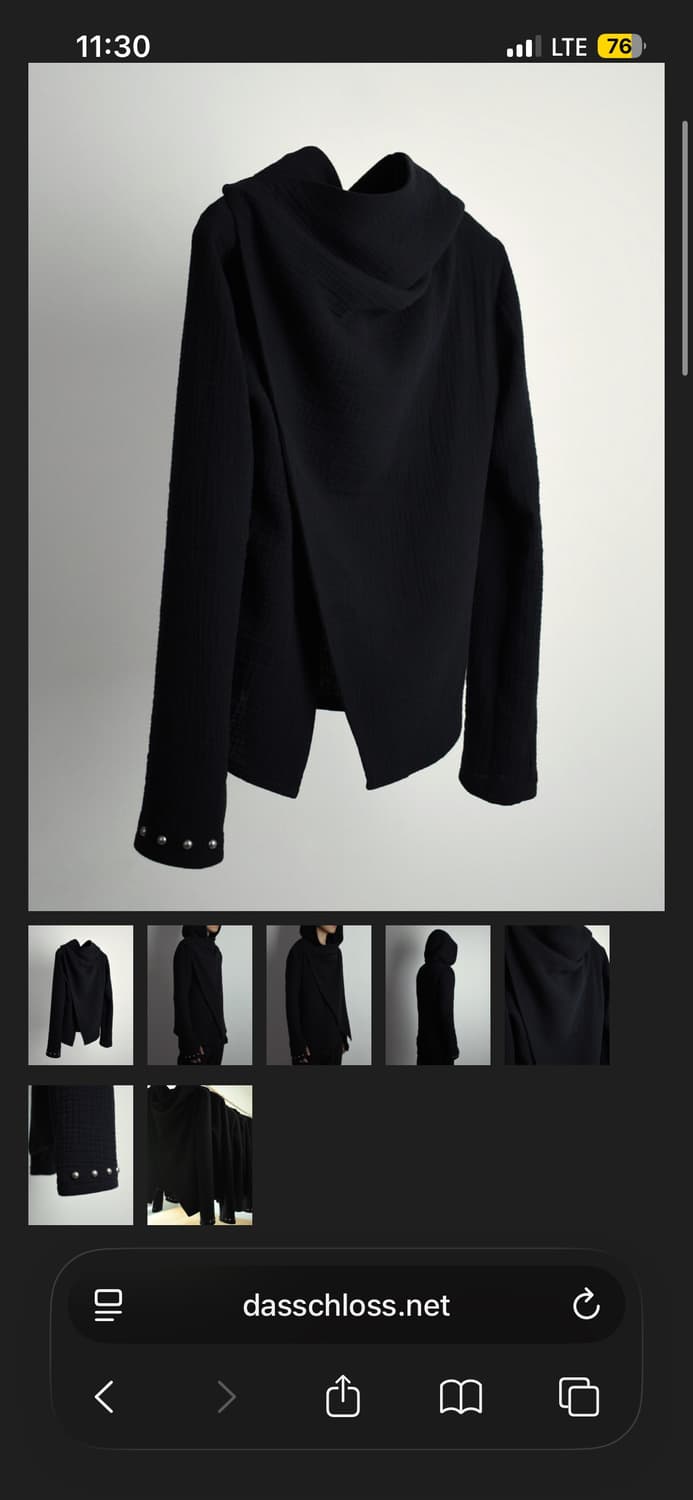 0030 드레이프 후드자켓 상품이미지1