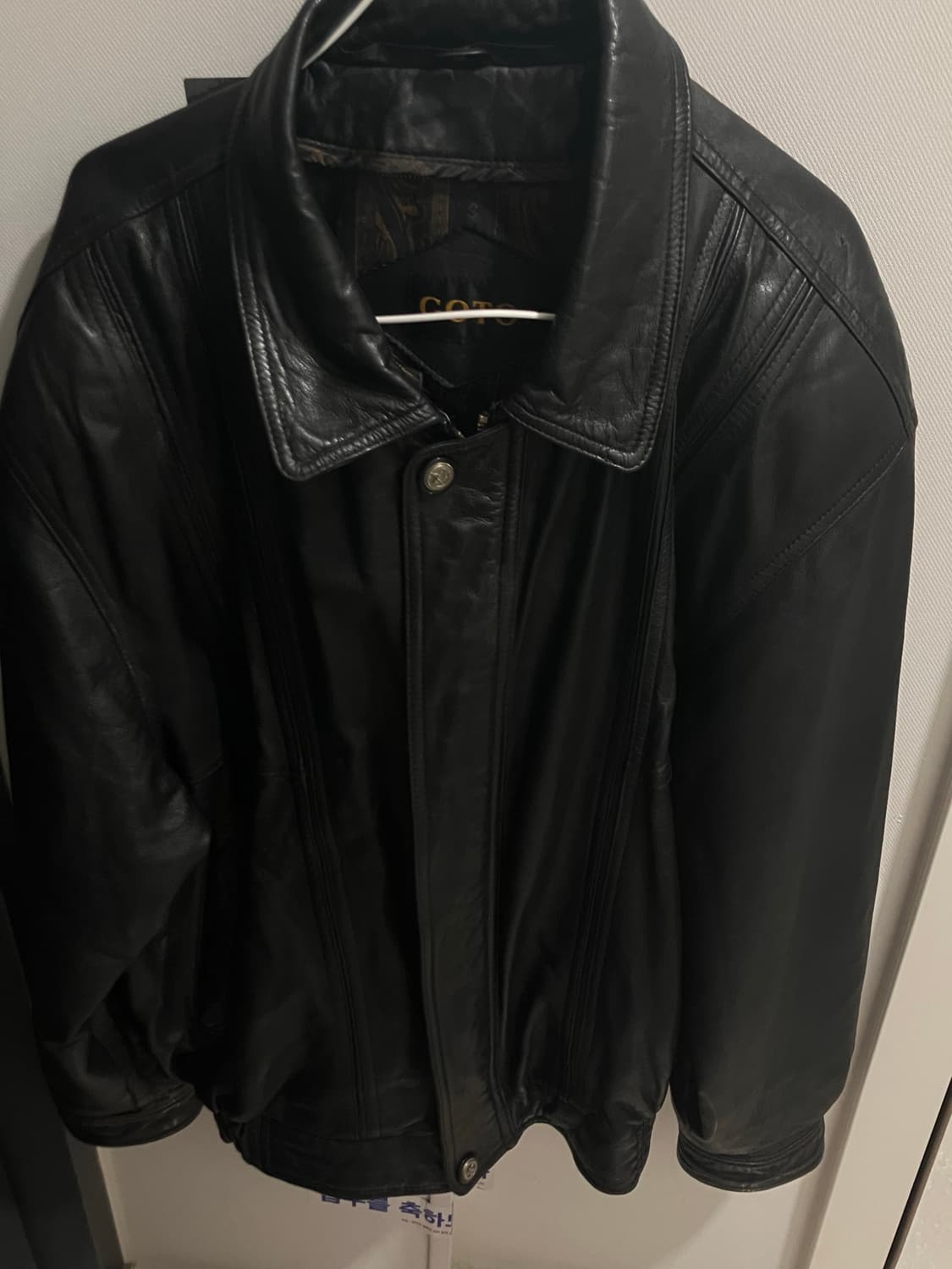 빈티지 소가죽자켓 상품이미지1