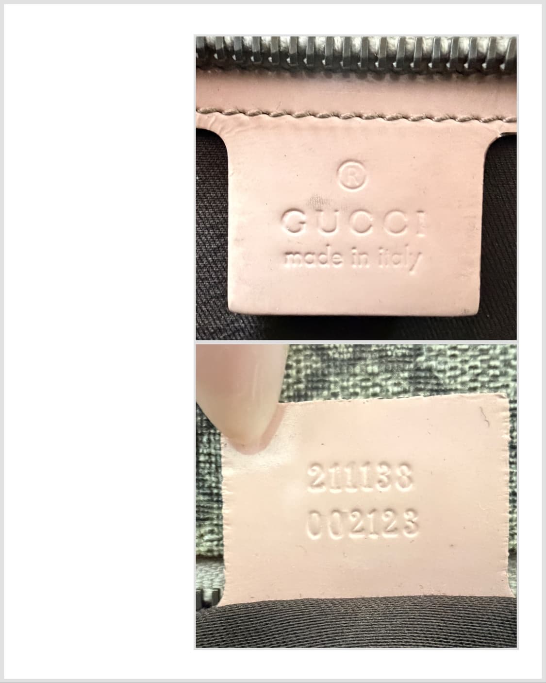 구찌 GG 수프림 캔버스 핑크 레더 쇼퍼백 상품이미지10