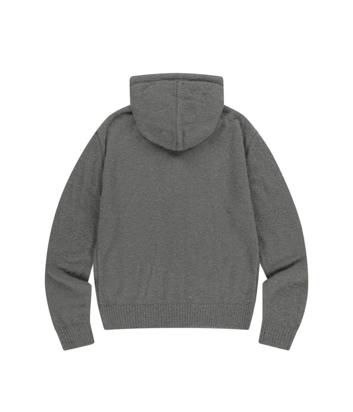 더바이닐하우스 ROUND POCKET KNIT ZIP-UP GREY 상품이미지5