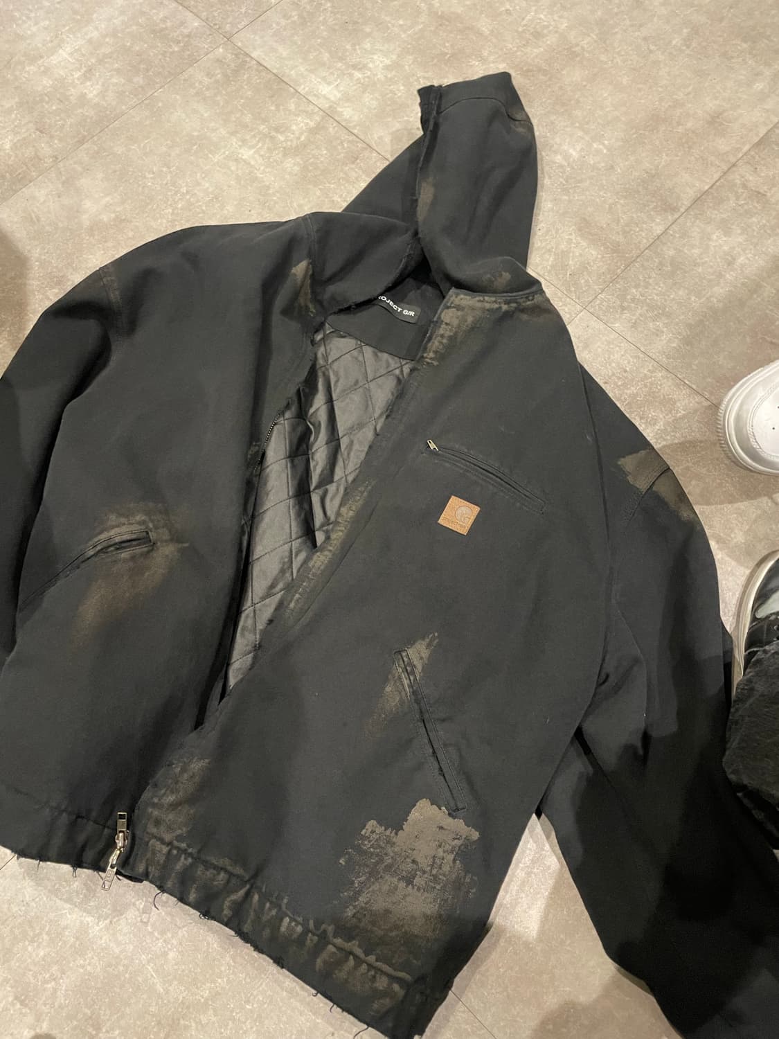 그레일즈 프로젝트 G/R 디스트레스 머드 워크 자켓입니다.  상품이미지1