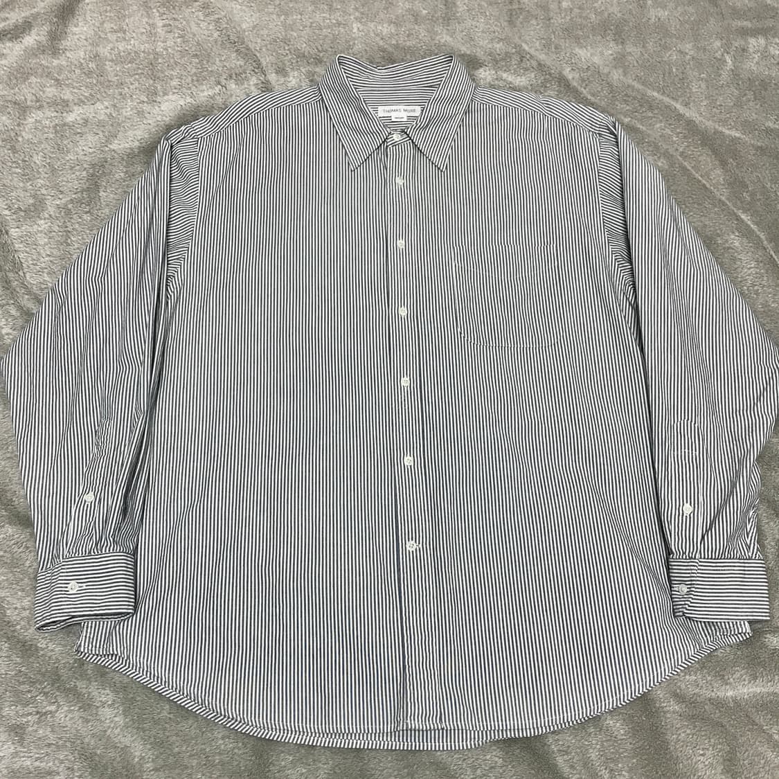 토마스모어 스트라이프 셔츠 M사이즈 상품이미지3