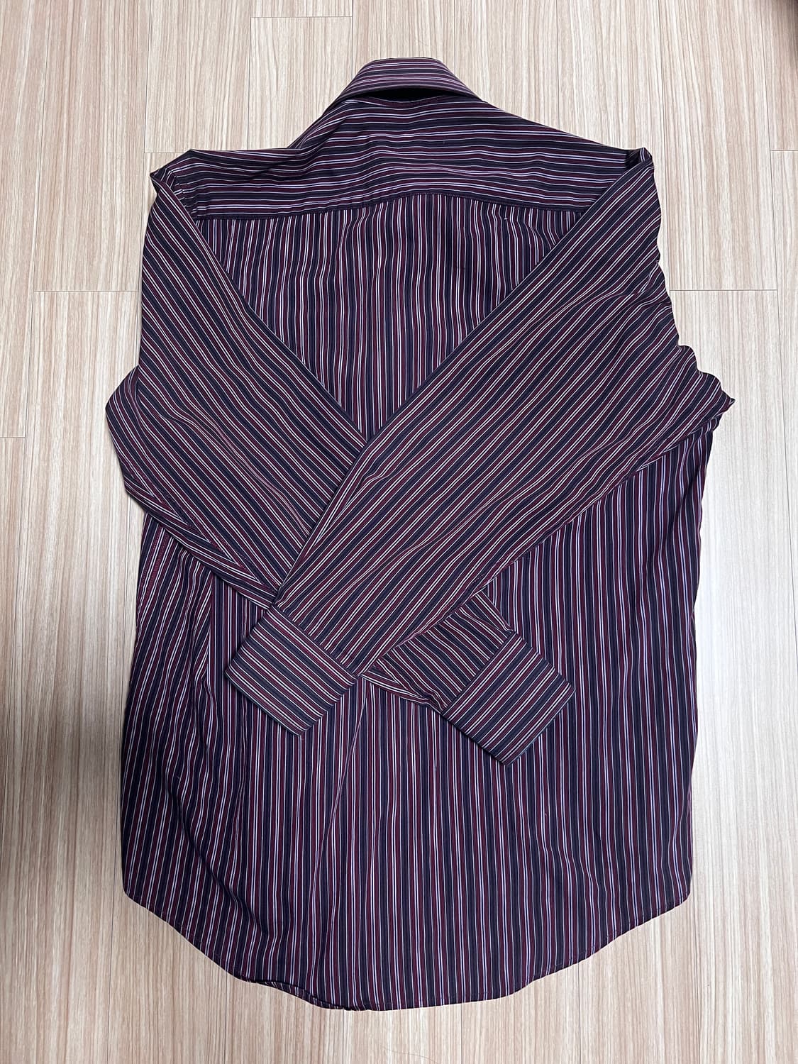 폴로 랄프 로렌 스트라이프 셔츠 (버건디) 상품이미지2