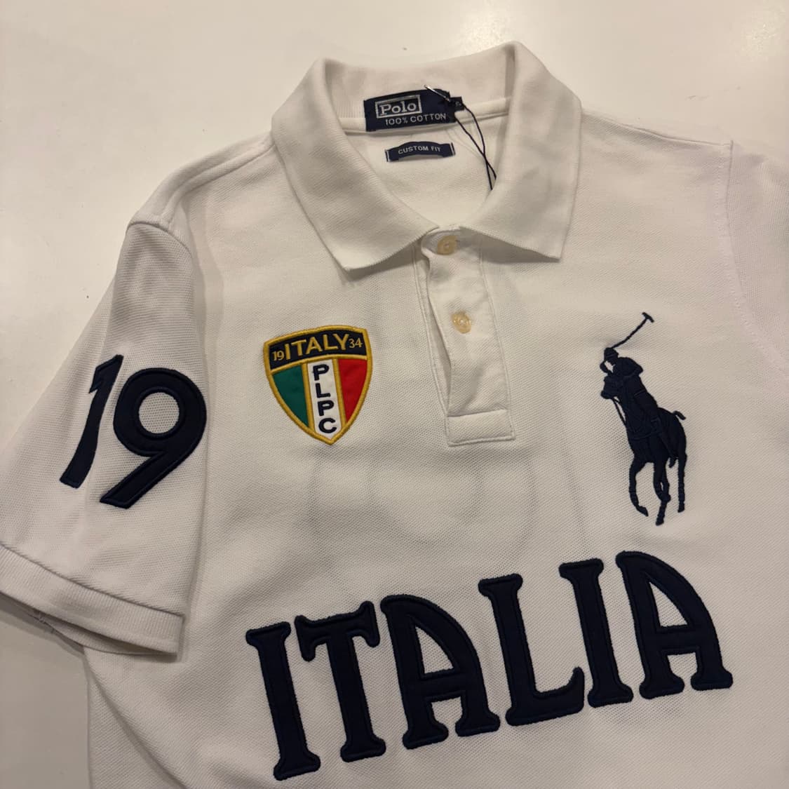 [S] 폴로랄프로렌 치프키프 이탈리아 반팔 카라티 화이트 D24 상품이미지3