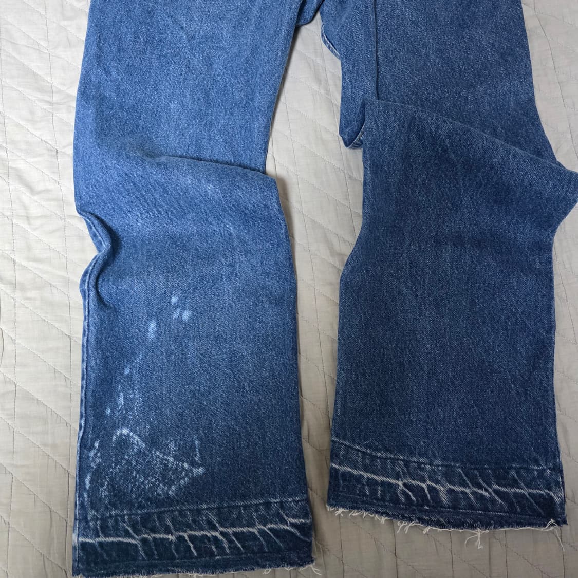 [38X32] 80s 리바이스 517 부츠컷 데님 인디고3 컷팅 오렌지탭 상품이미지5