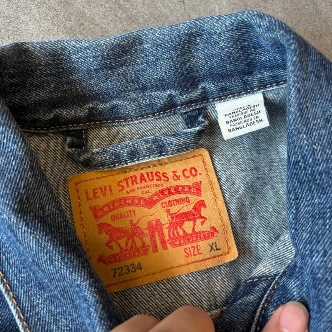 리바이스 정품 데님 청 자켓 상품이미지5