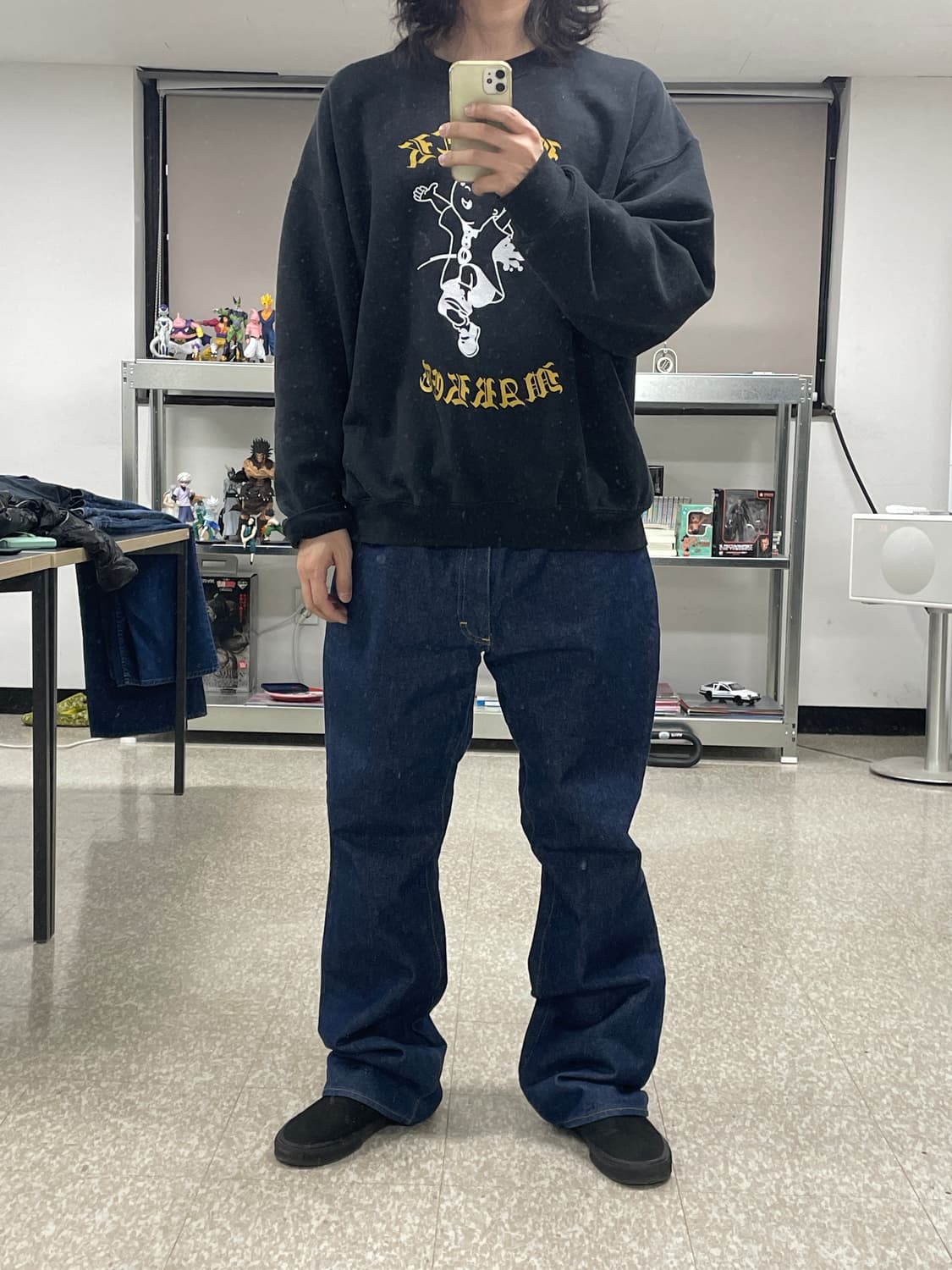 [38x32] 90s USA Lee 리 라이더스 진청 데님 팬츠  상품이미지6