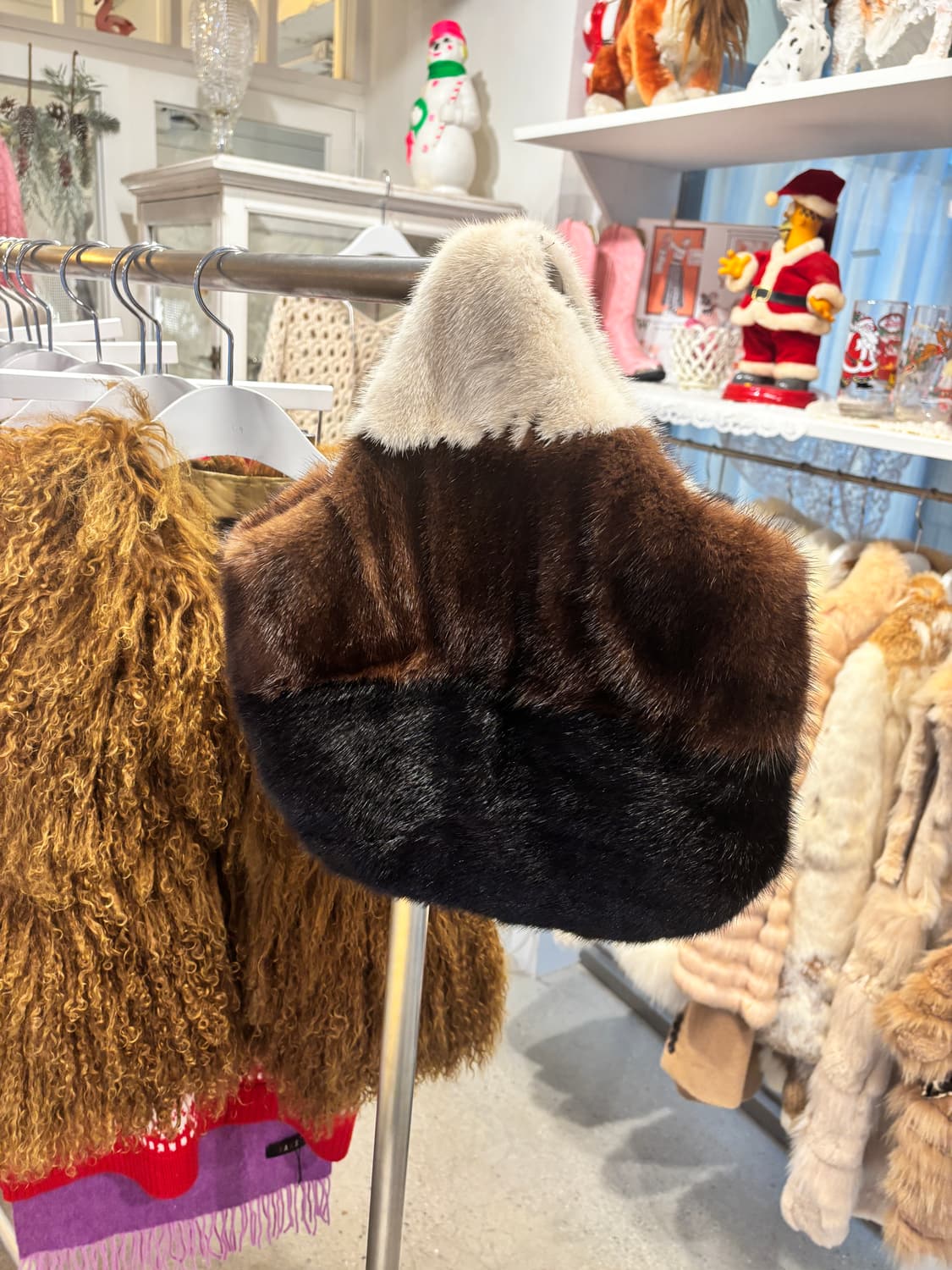 리메이크 빈티지 트리오 밍크 토트백 상품이미지5