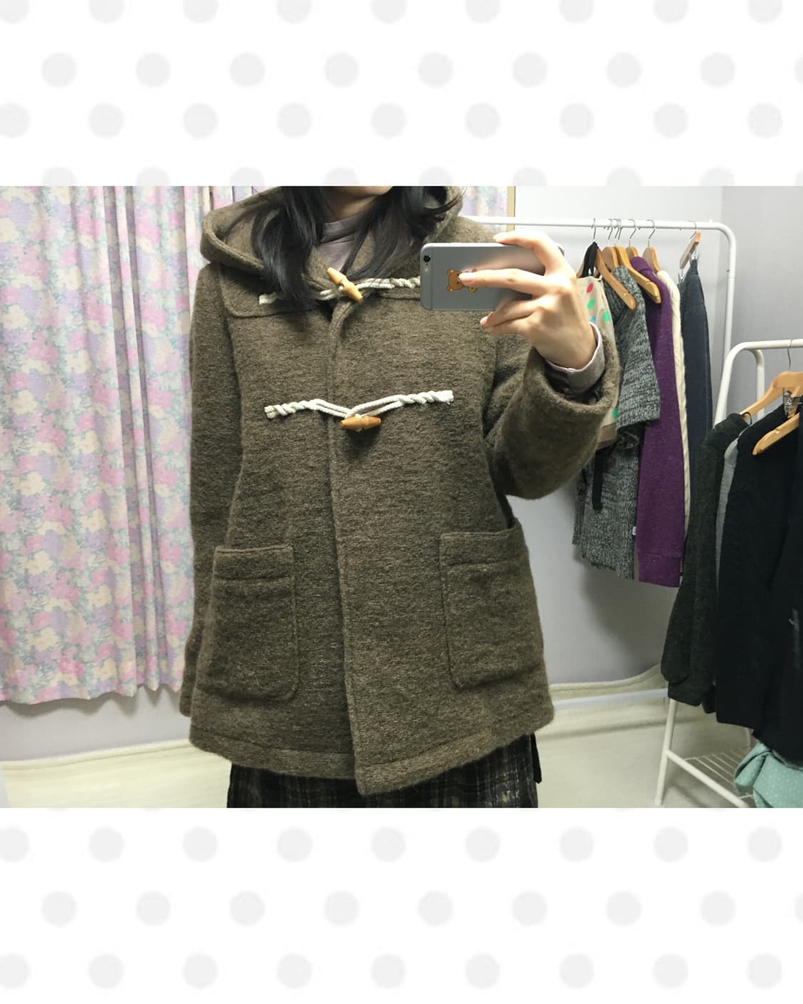 니코앤드 브라운 울 더플 코트 상품이미지2