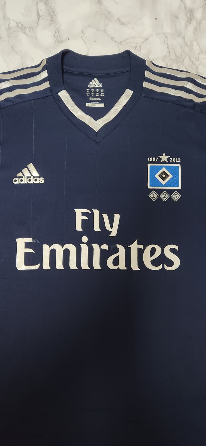 12-13 함부르크 어웨이 125주년 지급용 아디다스 유니폼 반팔 상품이미지3