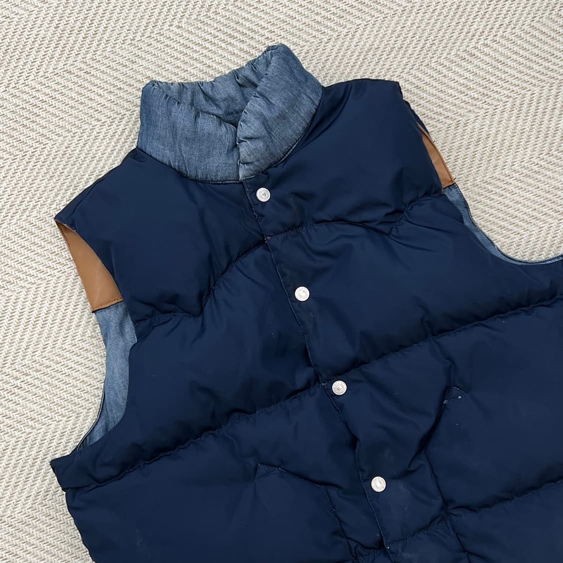 리바이스 리버시블 데님 패딩 베스트 r2910 상품이미지6